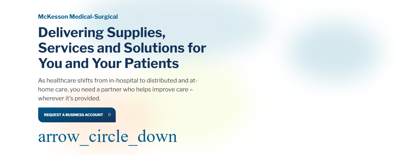 health care products manufacturers mckesson